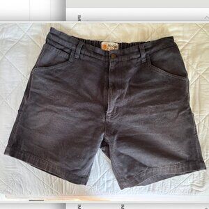 Mollusk Washed Navy Shorts, Large